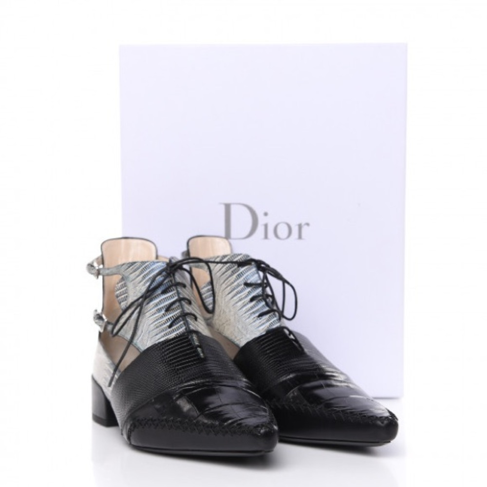 Dior Nomade Black Leather Shoes